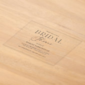 Acryl Minimal Uitnodiging Bruiloftsfeest (Laagn)