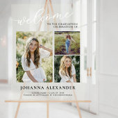 Acryl Modern 3 foto's Afstuderen Welkom Acryl Bord