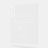 Acryl Modern Graduation Party Welkomstbord Acryl Bord (Hoek)