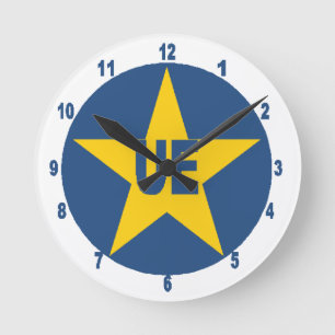 Acryl muurklok, Rond Medium EU Ronde Klok