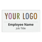 Acryl Naam Tag Magnetische Custom Business Logo (Voorkant)