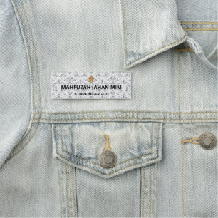 Acryl Naam Tags, Dagverzorging · Personeel · Water Naamplaatje