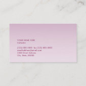 Acryl Nail Art Business Card Template Visitekaartje (Achterkant)