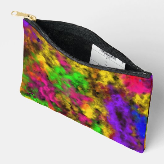 Acryl Neon Kleuren Verf Spatten Spetteren Abstract Etui (Open)