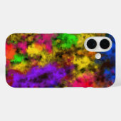 Acryl Neon Kleuren Verfspatten Spat Abstract Case-Mate iPhone Case (Achterkant (horizontaal))