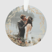 Acryl onze eerste kerstversiering Gold Ornament (voorkant)