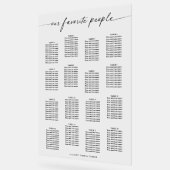 Acryl Onze Favoriete Mensen Bruiloft Zitting Grafi Acryl Bord (Hoek)