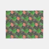 Acryl op doek, roze waterliem fleece deken (Voorkant (Horizontaal))