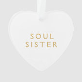 acryl ornament Gift for Soul Sister (achterkant)