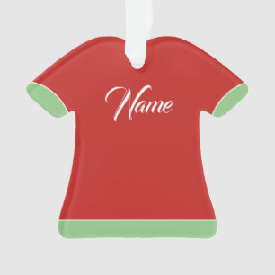 Acryl Ornament, msanta shirt, aanpasbaar. Ornament
