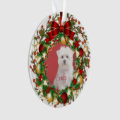 Acryl Ornament-personaliseer het met uw afbeelding Ornament (voorkant)