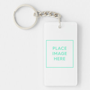 Acryl Rechthoek Sleutelhanger - Souvenir Gift Desi