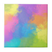 Acryl regenboog tegeltje (Voorkant)