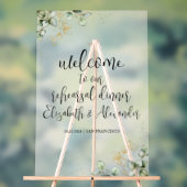 Acryl repetitie diner welkomstbord | groen acryl bord (Neutraal)