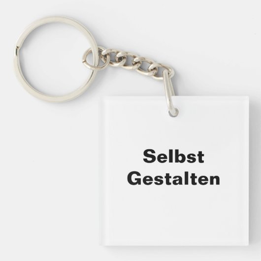 Acryl Schlüsselanhänger Selbst Gestalten Sleutelhanger (voorkant)