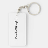 Acryl sleutelhanger (achterkant)