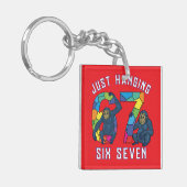 Acryl sleutelhanger (Voorkant Links)