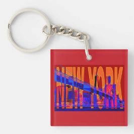 Acryl sleutelhanger