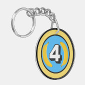 Acryl sleutelhanger (Voorkant Links)