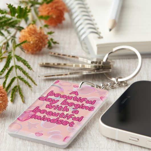 Acryl Sleutelhanger bubbel (Voorkant Rechts)