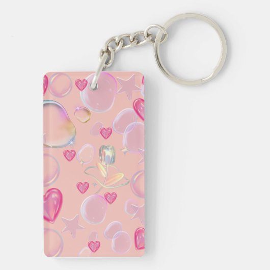 Acryl Sleutelhanger bubbel (achterkant)