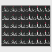 Acryl sleutelhanger  cadeaupapier (Vlak)