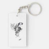 Acryl Sleutelhanger : Gangen allemaal hier (achterkant)