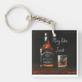 Acryl Sleutelhanger Jack Daniels (voorkant)