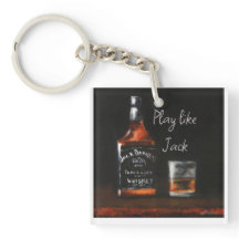 Acryl Sleutelhanger Jack Daniels