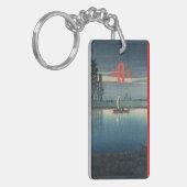 Acryl Sleutelhanger Japans print w / aangepast mon (Voorkant Links)