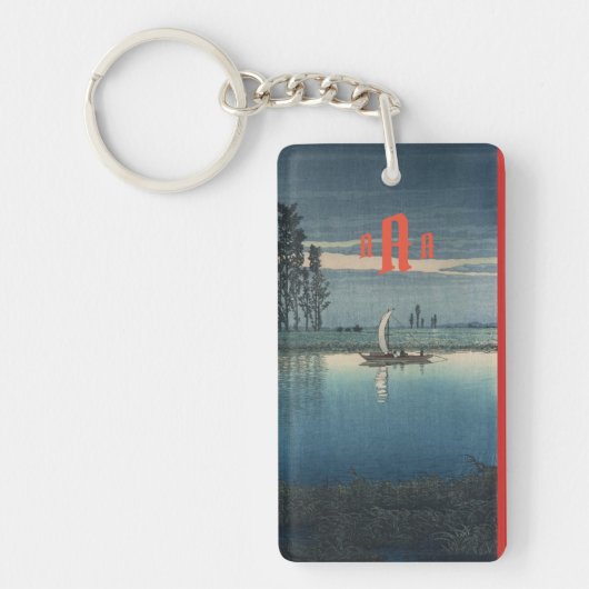 Acryl Sleutelhanger Japans print w / aangepast mon (Voorkant)