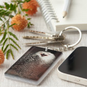 Acryl Sleutelhanger met Schattigee uil ontwerp (Voorkant Rechts)