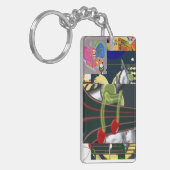 Acryl Sleutelhanger Muziek Muizen (Voorkant Links)