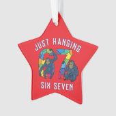 Acryl sleutelhanger ornament (voorkant)