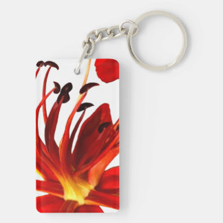 Acryl sleutelhanger Royal Poinciana bloem