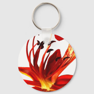 Acryl sleutelhanger Royal Poinciana bloem
