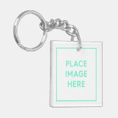 Acryl Sleutelhanger - Souvenir Gift Design (Voorkant Links)