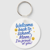 Acryl Sleutelhanger - Terug naar school - Trots op (Voorkant)