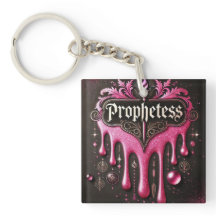 Acryl Sleutelhanger 'The Prophetess': Clear Identi