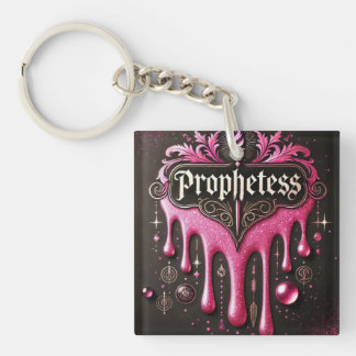Acryl Sleutelhanger 'The Prophetess': Clear Identi