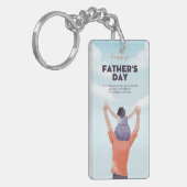 Acryl Sleutelhanger vaderdag special (Voorkant Links)