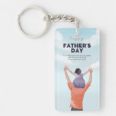 Acryl Sleutelhanger vaderdag special (Voorkant)
