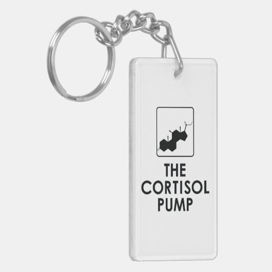 Acryl Sleutelhanger van de Cortisol-pomp (Voorkant Links)
