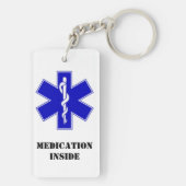 Acryl Sleutelhanger van de Cortisol-pomp (achterkant)