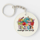 Acryl Sleutelhanger van de leerkracht (Voorkant)