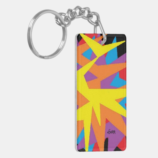 Acryl Sleutelhanger: Verwardheid Sleutelhanger (Voorkant Links)