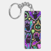 Acryl sleutelhanger "Vleermuizen" (Voorkant Links)