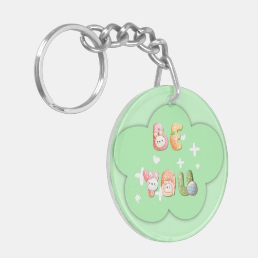 Acryl Sleutelhanger | Wees jezelf (Voorkant Links)