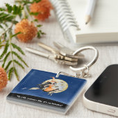 Acryl Sleutelhanger, Witch's Sweet Ride Sleutelhanger (Voorkant Rechts)
