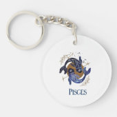 Acryl Sleutelhanger-Zodiac-pisces Sleutelhanger (Voorkant)
